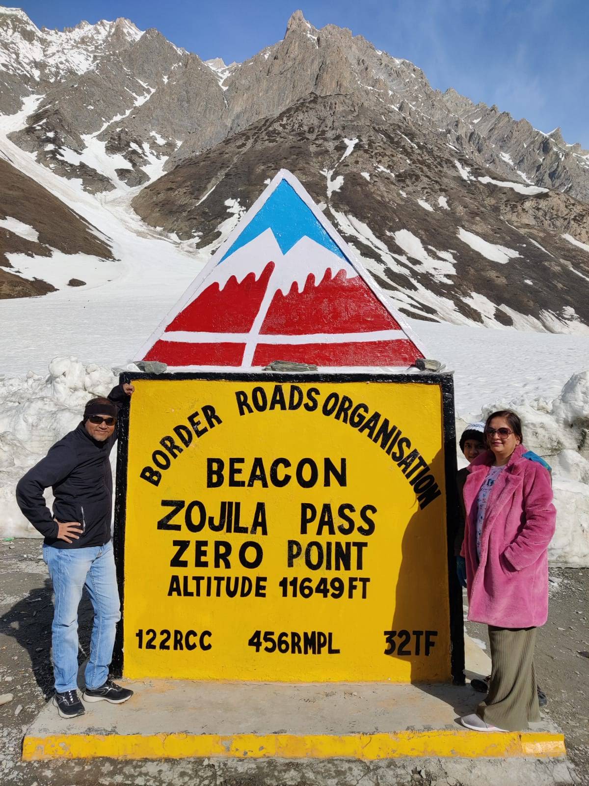 Zojila Pass Family